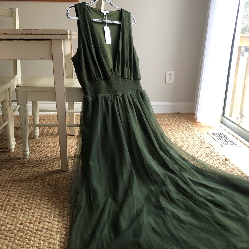 New w Tag: Baltic Born Kamila Tulle Maxi Dress. Size 2xl